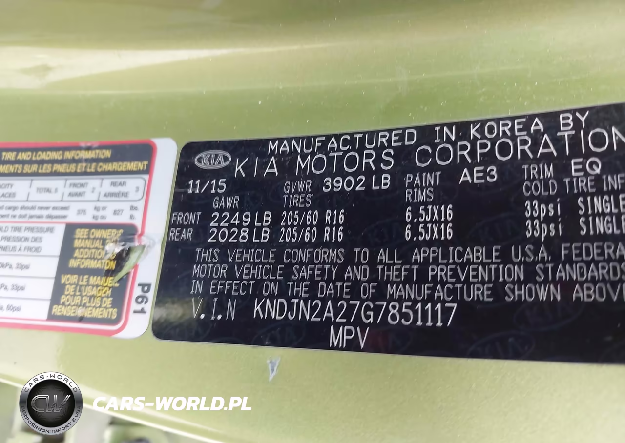 2016 Kia Soul VIN:KNDJN2A27G7851117 - 9