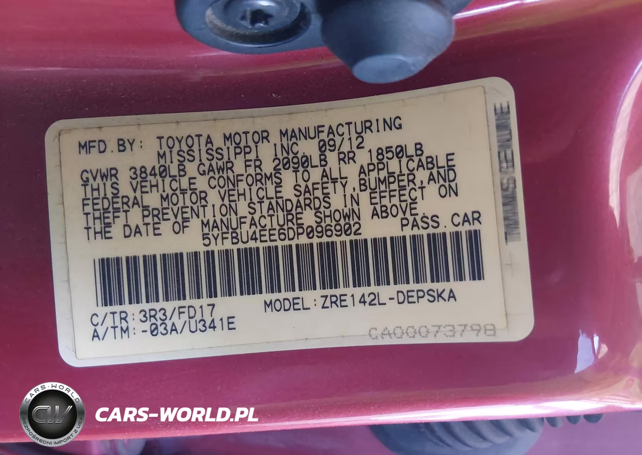 2013 Toyota Corolla S VIN:5YFBU4EE6DP096902 - 9