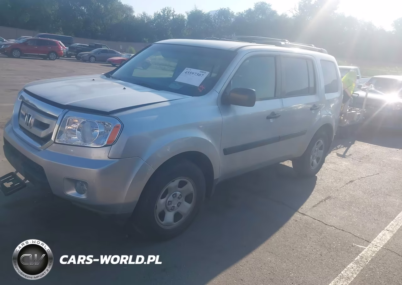 2010 Honda Pilot Lx VIN:5FNYF3H22AB001422 - 2
