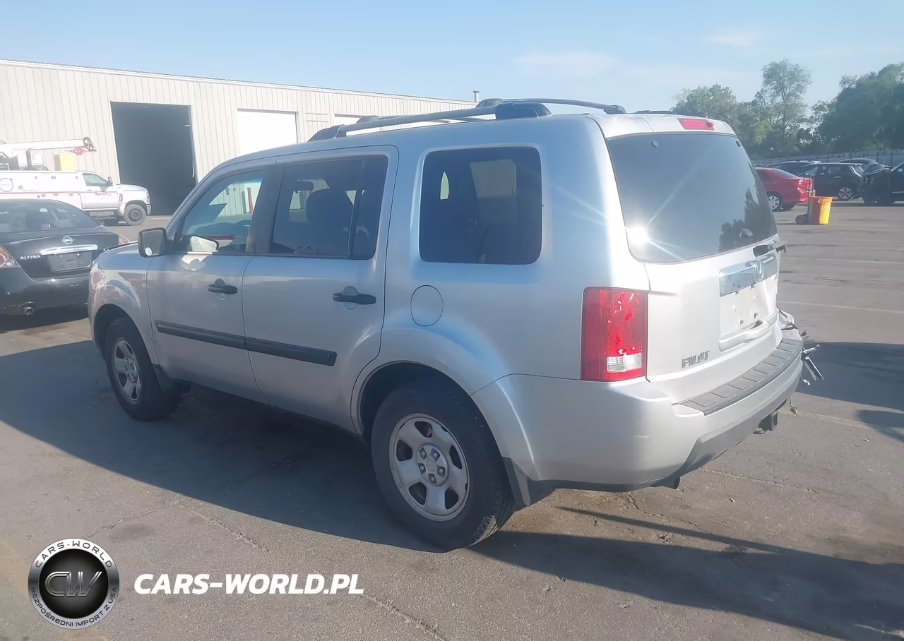2010 Honda Pilot Lx VIN:5FNYF3H22AB001422 - 3