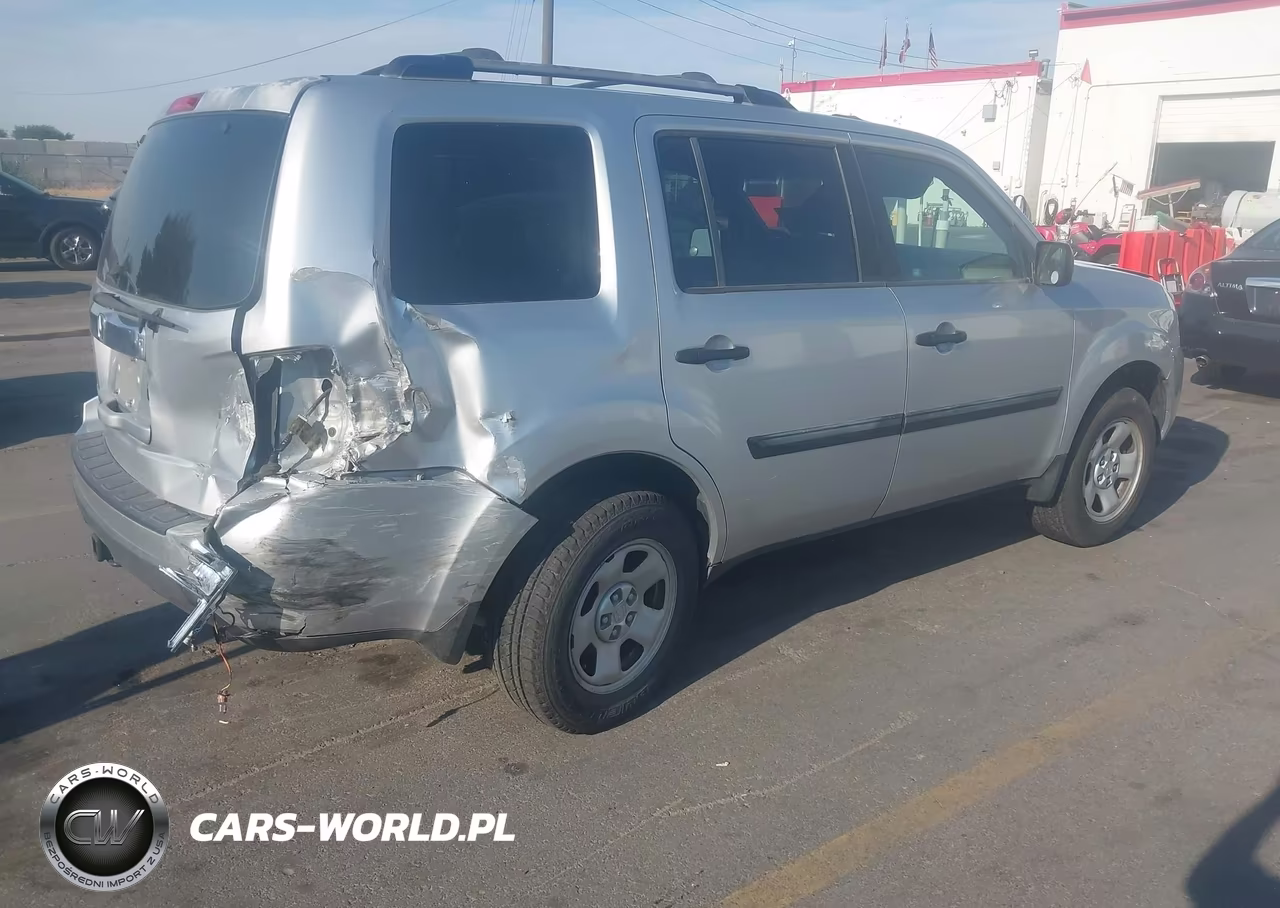 2010 Honda Pilot Lx VIN:5FNYF3H22AB001422 - 4