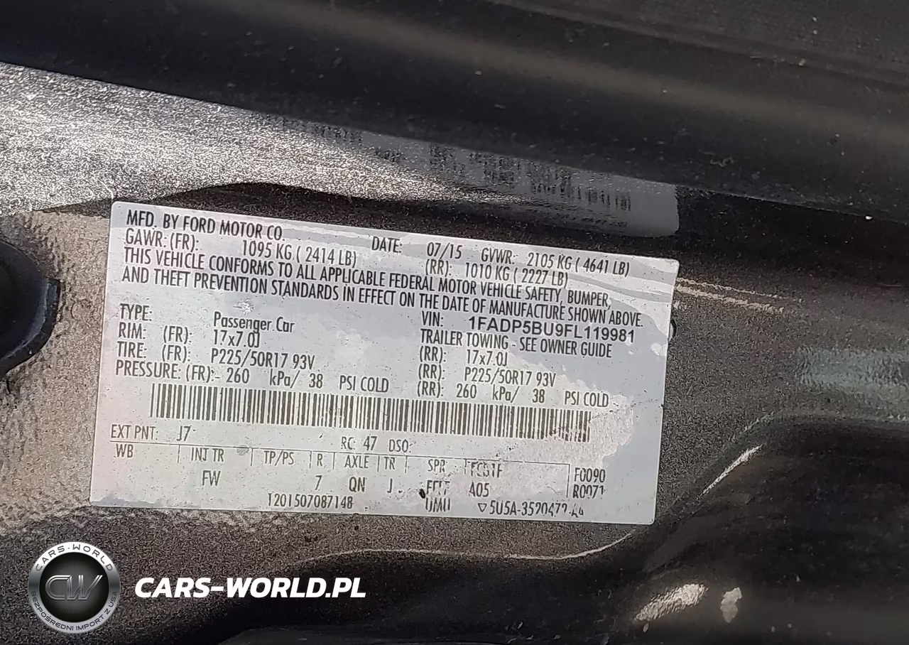 2015 Ford C-Max Hybrid Sel VIN:1FADP5BU9FL119981 - 9