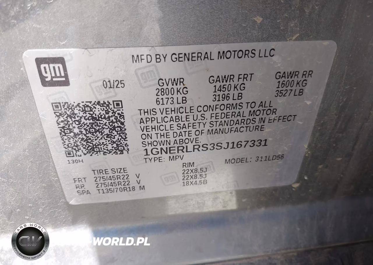2025 Chevrolet Traverse Fwd Rs VIN:1GNERLRS3SJ167331 - 9