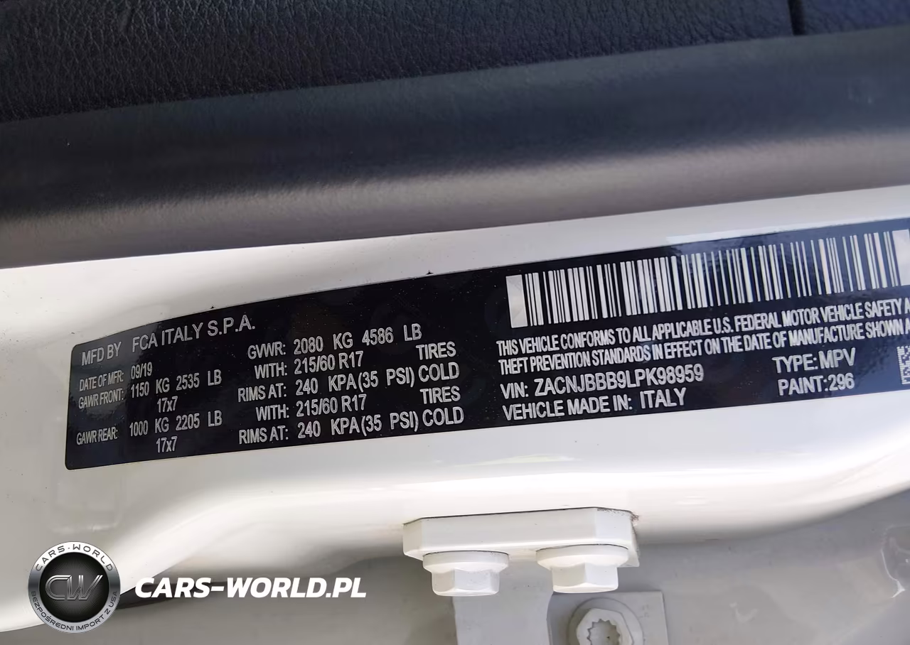 2020 Jeep Renegade Altitude 4X4 VIN:ZACNJBBB9LPK98959 - 9