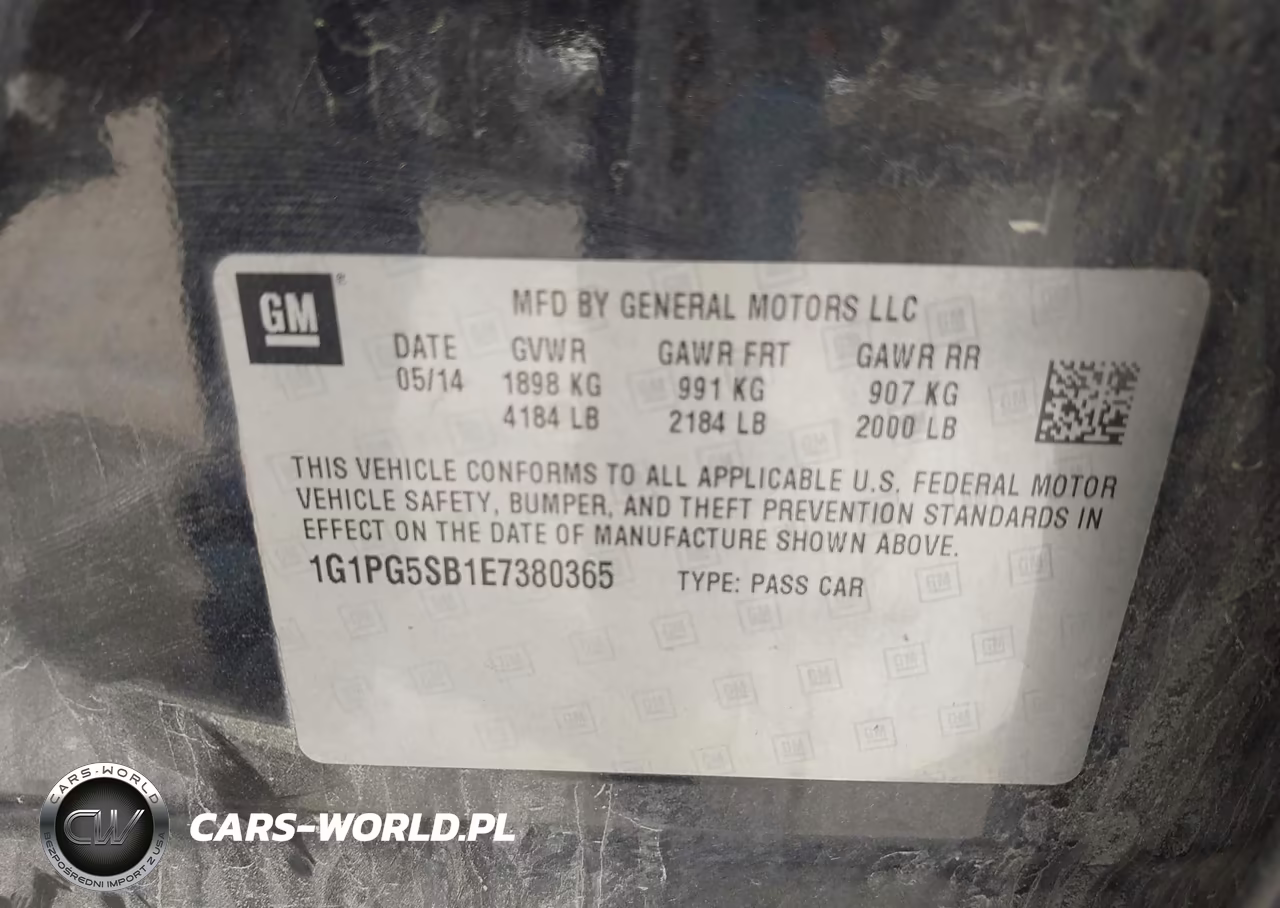 2014 Chevrolet Cruze Ltz VIN:1G1PG5SB1E7380365 - 9