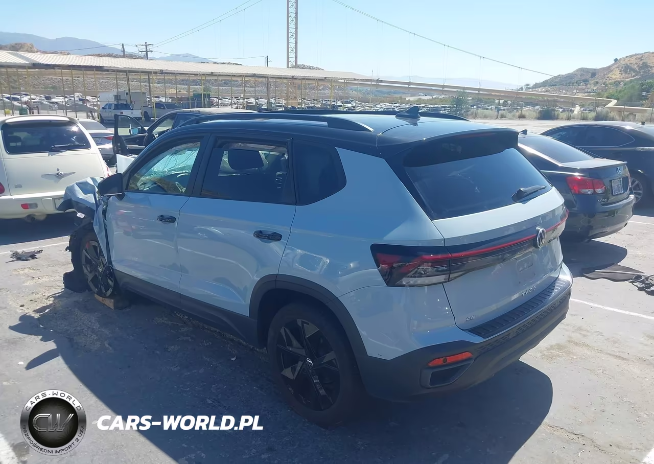 2025 Volkswagen Taos 1.5T Se Black VIN:3VV3C7B20SM032234 - 3