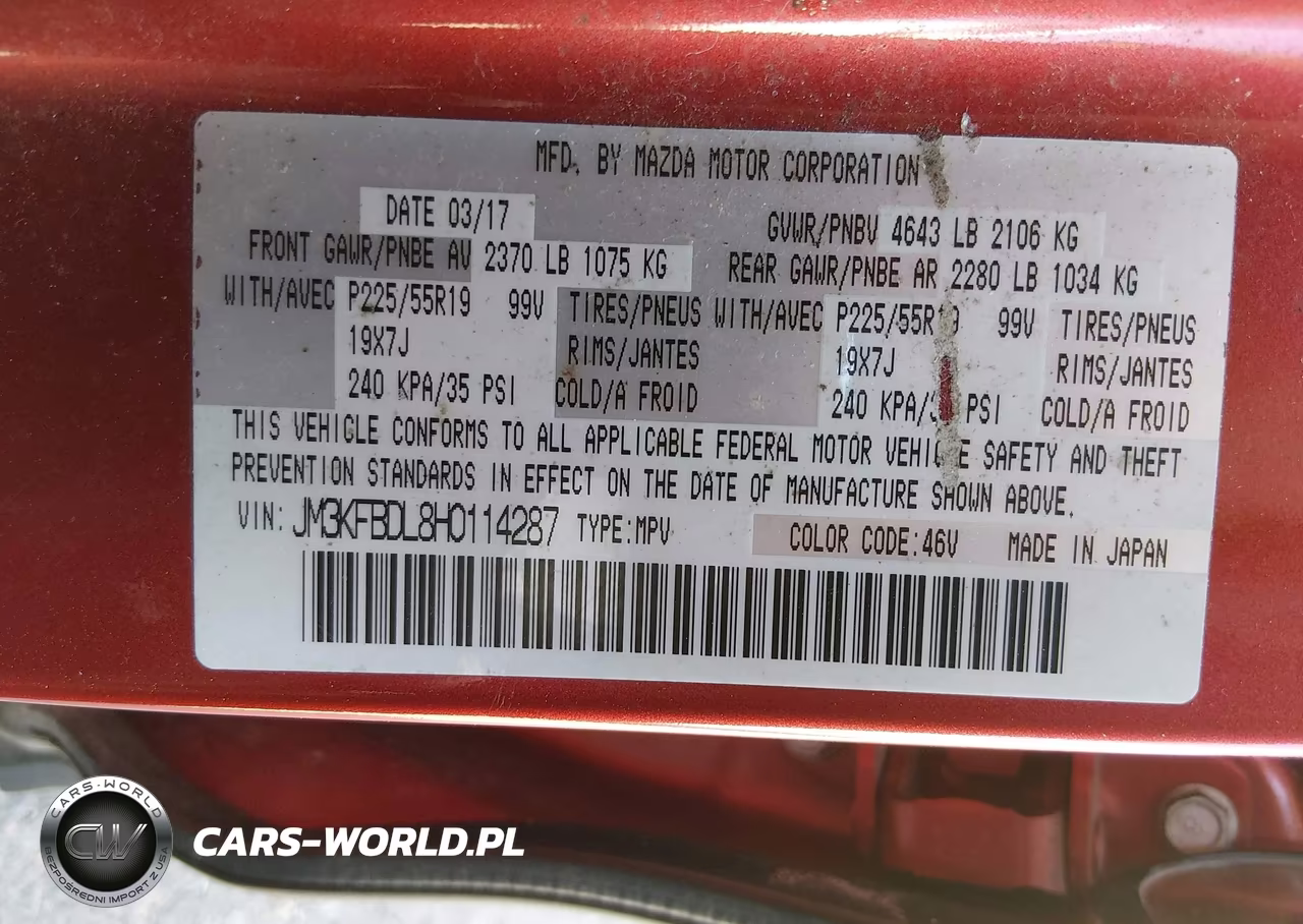 2017 Mazda Cx-5 Grand Touring VIN:JM3KFBDL8H0114287 - 9
