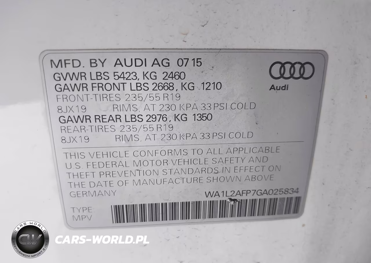 2016 Audi Q5 2.0T Premium VIN:WA1L2AFP7GA025834 - 9