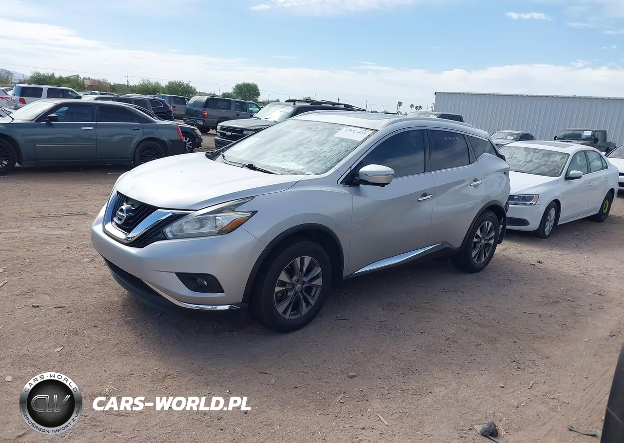 2015 Nissan Murano Sl VIN:5N1AZ2MG7FN218201 - 2