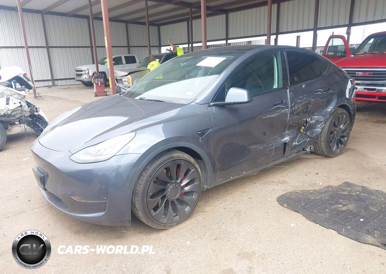 2020 Tesla Model Y Long Range Dual Motor All-Wheel Drive-Performance Dual Motor All-Wheel Drive VIN:5YJYGDEF1LF025322 - 2