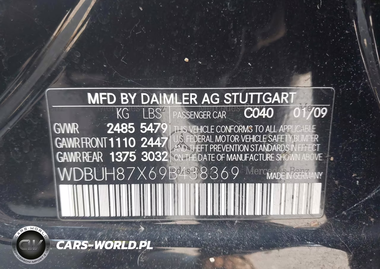 2009 Mercedes-Benz E 350 4Matic VIN:WDBUH87X69B438369 - 9