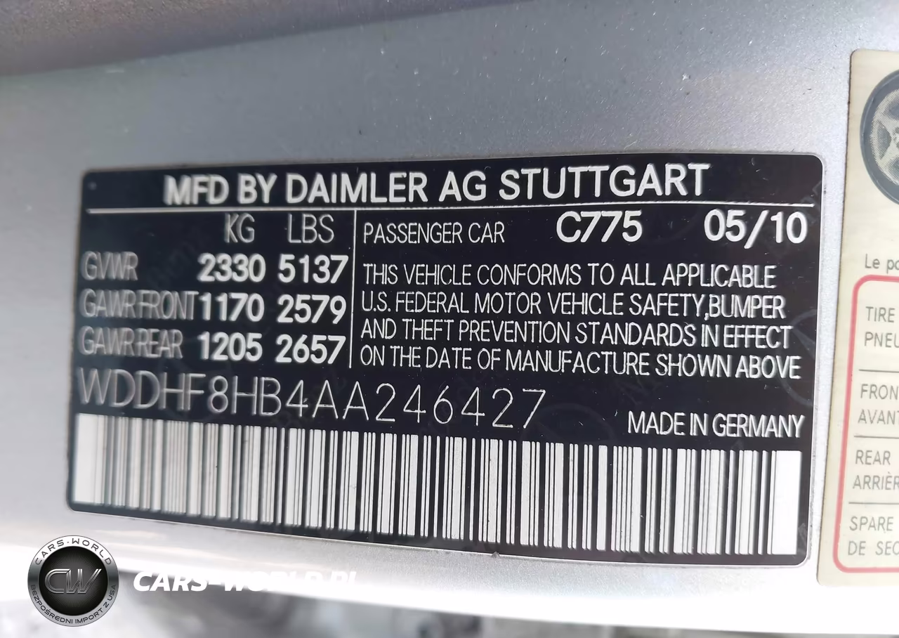 2010 Mercedes-Benz E 350 4Matic VIN:WDDHF8HB4AA246427 - 9