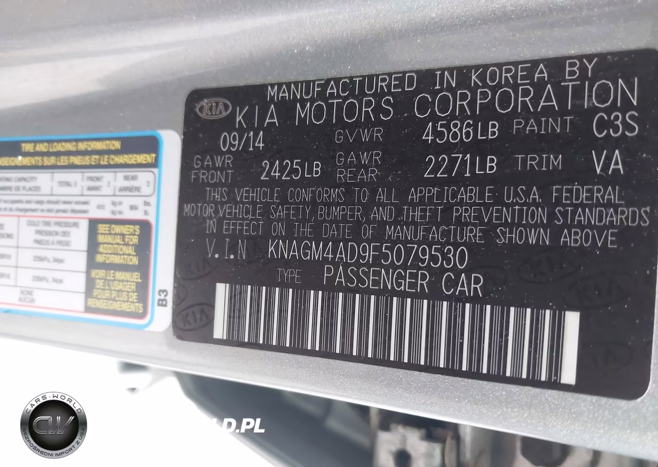 2015 Kia Optima Hybrid VIN:KNAGM4AD9F5079530 - 9