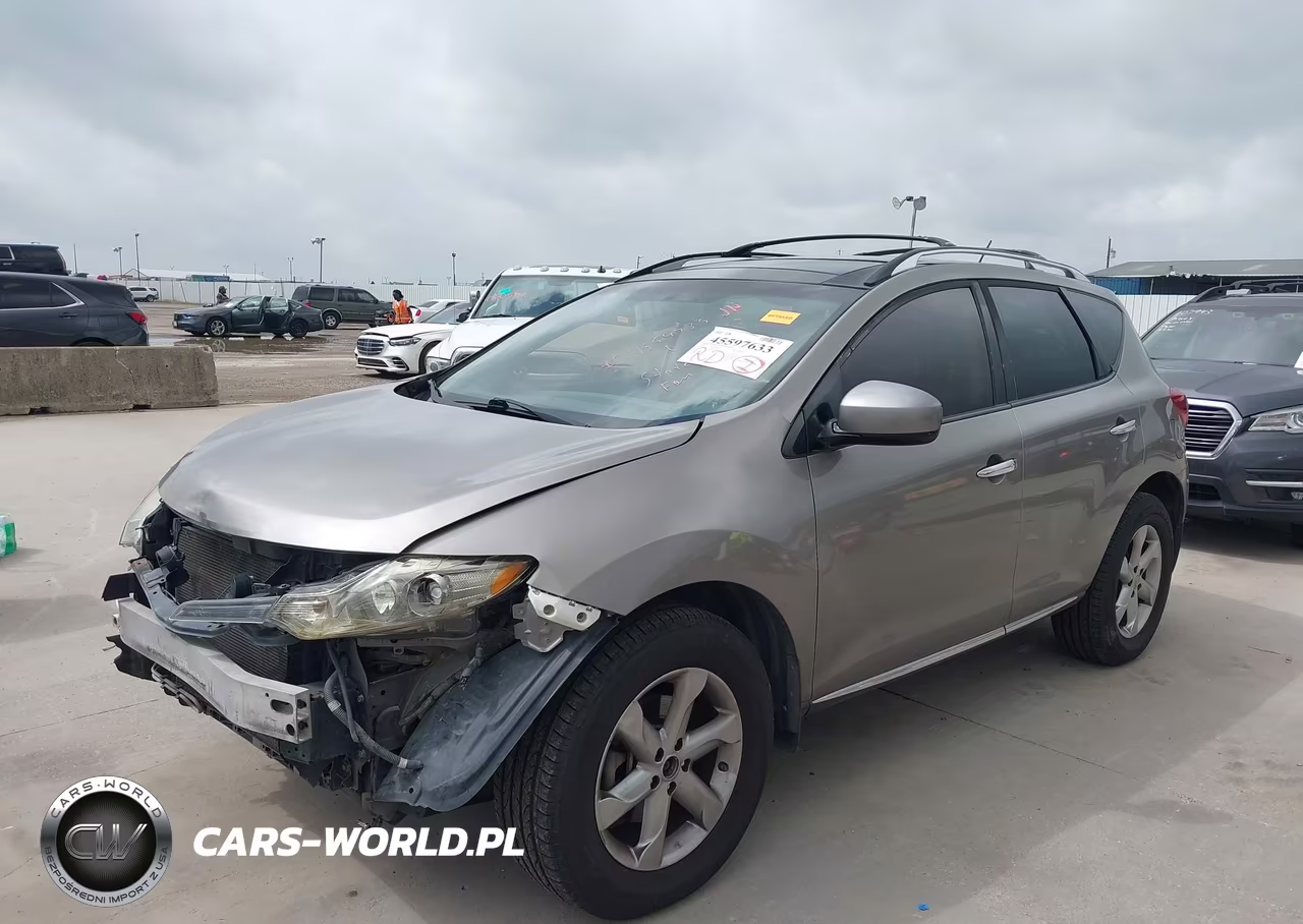 2009 Nissan Murano Sl VIN:JN8AZ18W49W208342 - 2