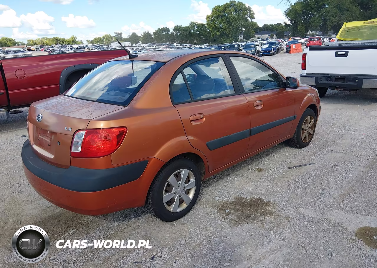 2009 Kia Rio Lx VIN:KNADE223396543291 - 4