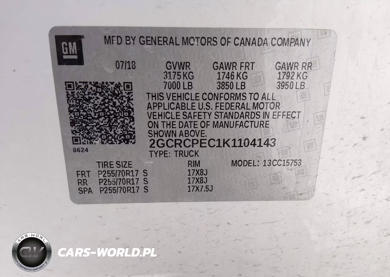 2019 Chevrolet Silverado 1500 Ld Lt VIN:2GCRCPEC1K1104143 - 9