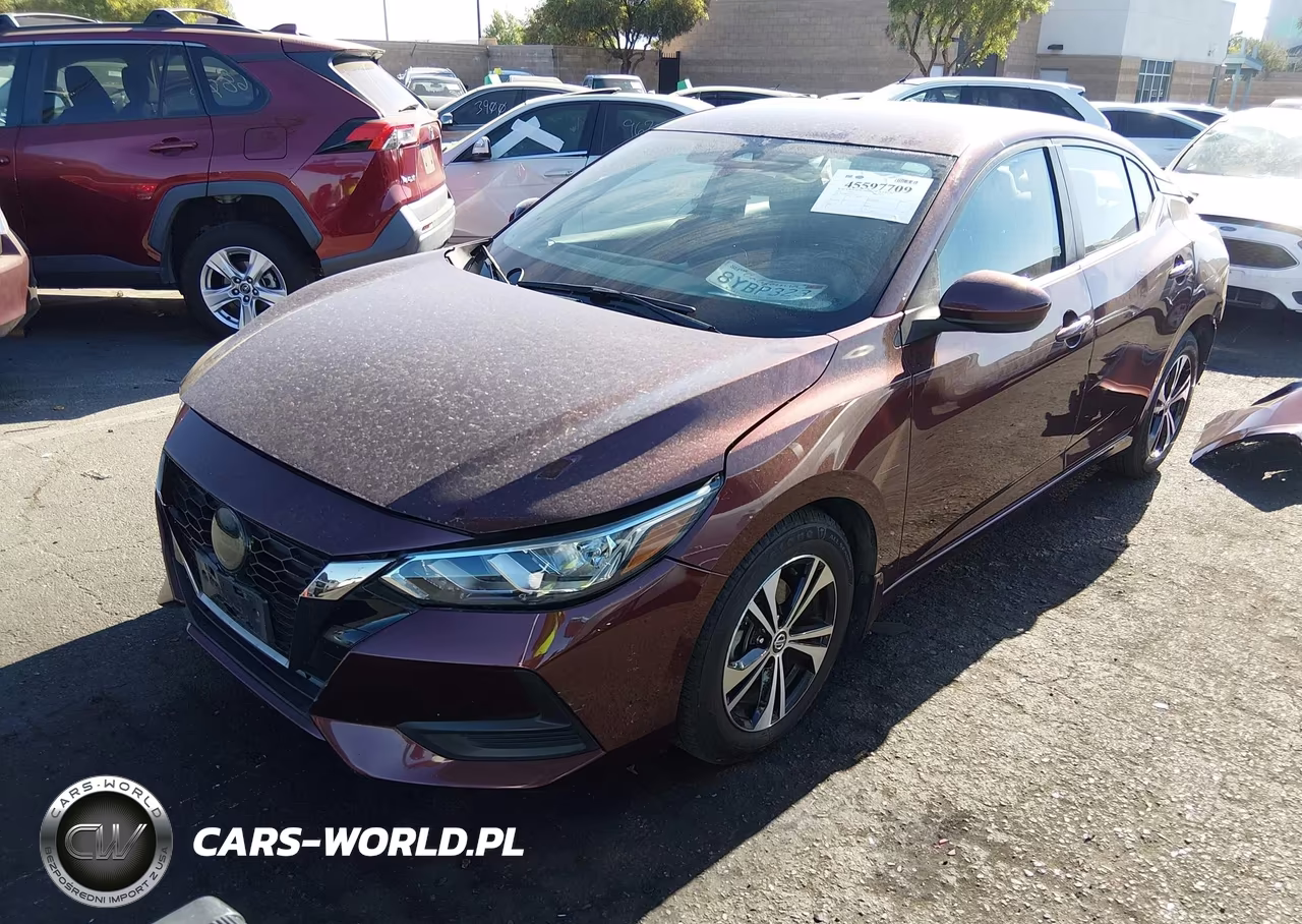 2021 Nissan Sentra Sv Xtronic Cvt VIN:3N1AB8CV6MY319163 - 2