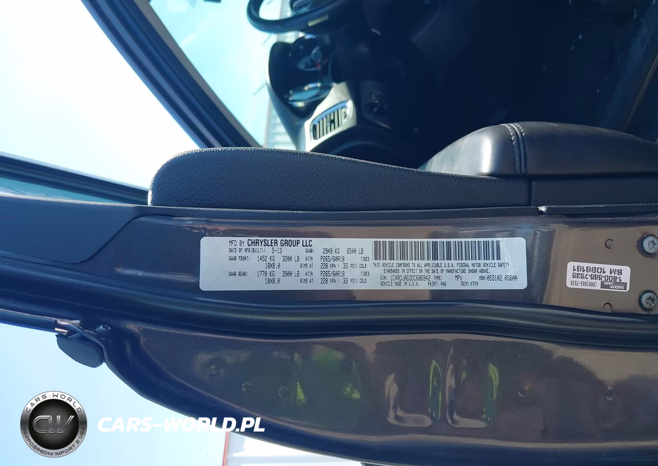 2013 Dodge Durango Sxt VIN:1C4RDJAG3DC686942 - 9