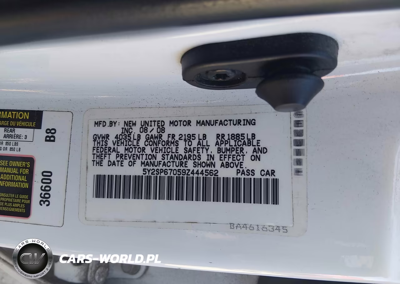 2009 Pontiac Vibe VIN:5Y2SP67059Z444562 - 9