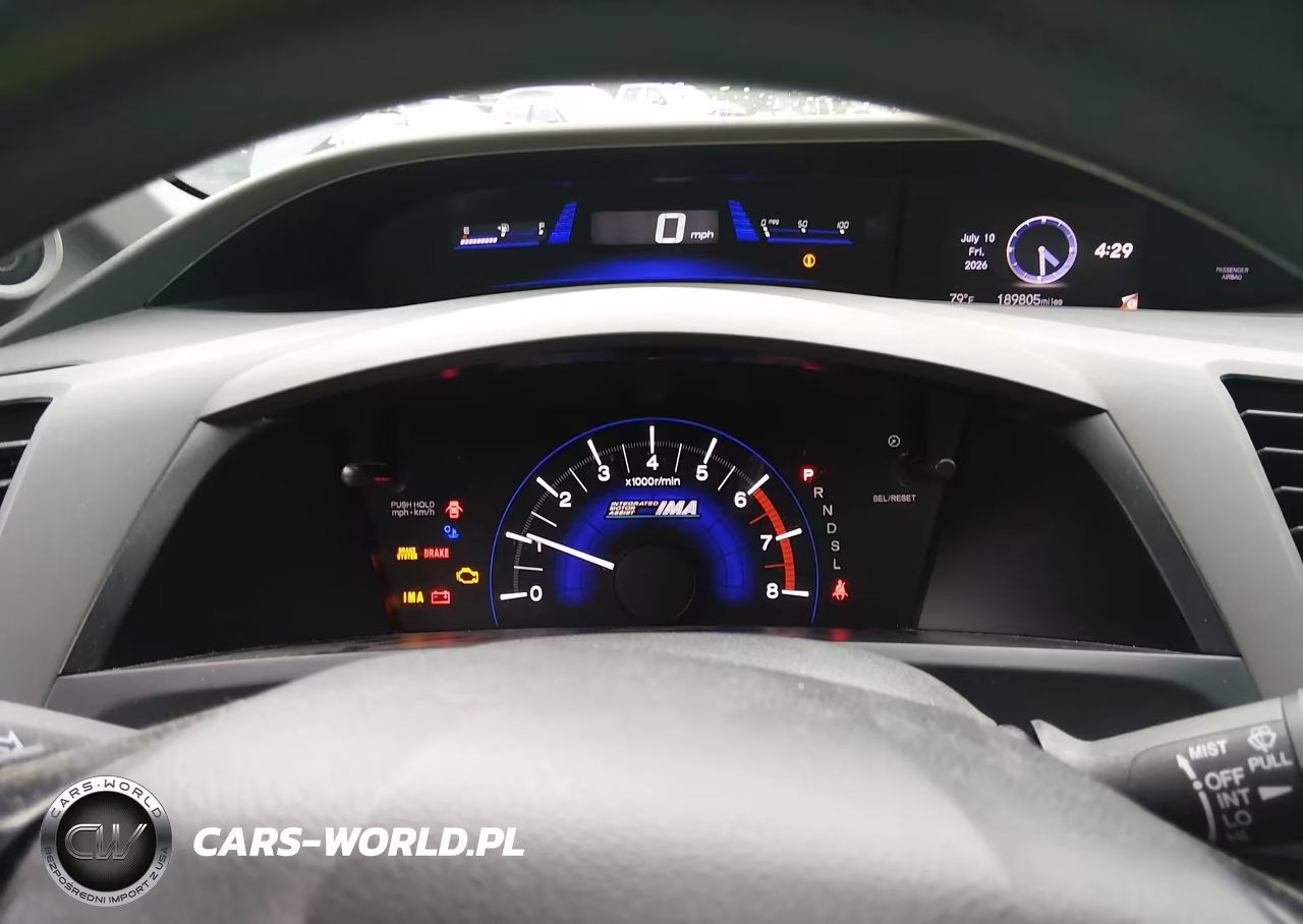 2012 Honda Civic Hybrid VIN:JHMFB4F27CS002811 - 7