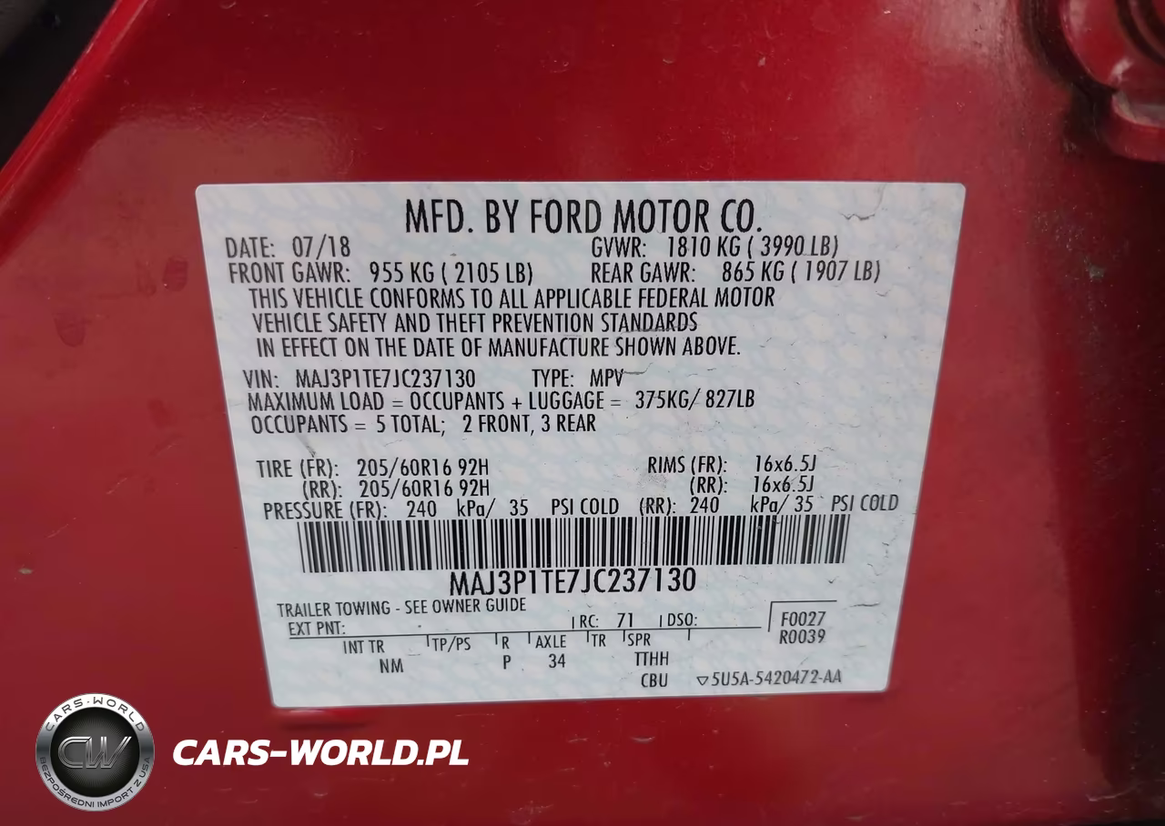 2018 Ford Ecosport Se VIN:MAJ3P1TE7JC237130 - 9