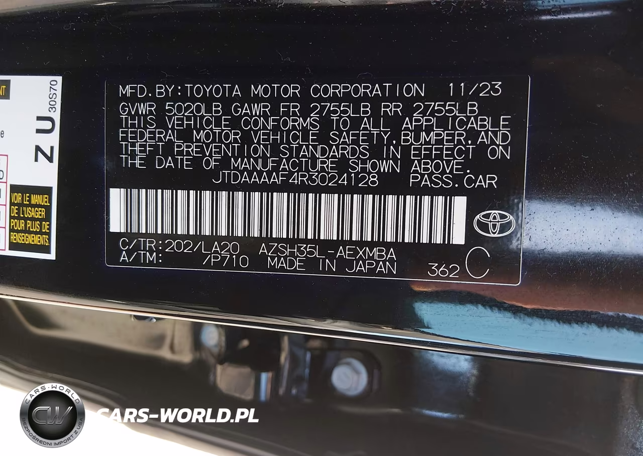 2024 Toyota Crown Limited VIN:JTDAAAAF4R3024128 - 9