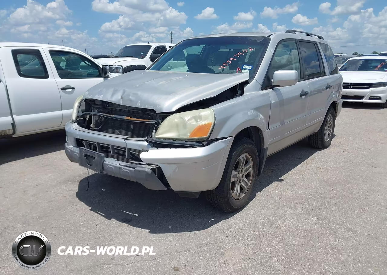 2004 Honda Pilot Ex-L VIN:2HKYF185X4H501672 - 2