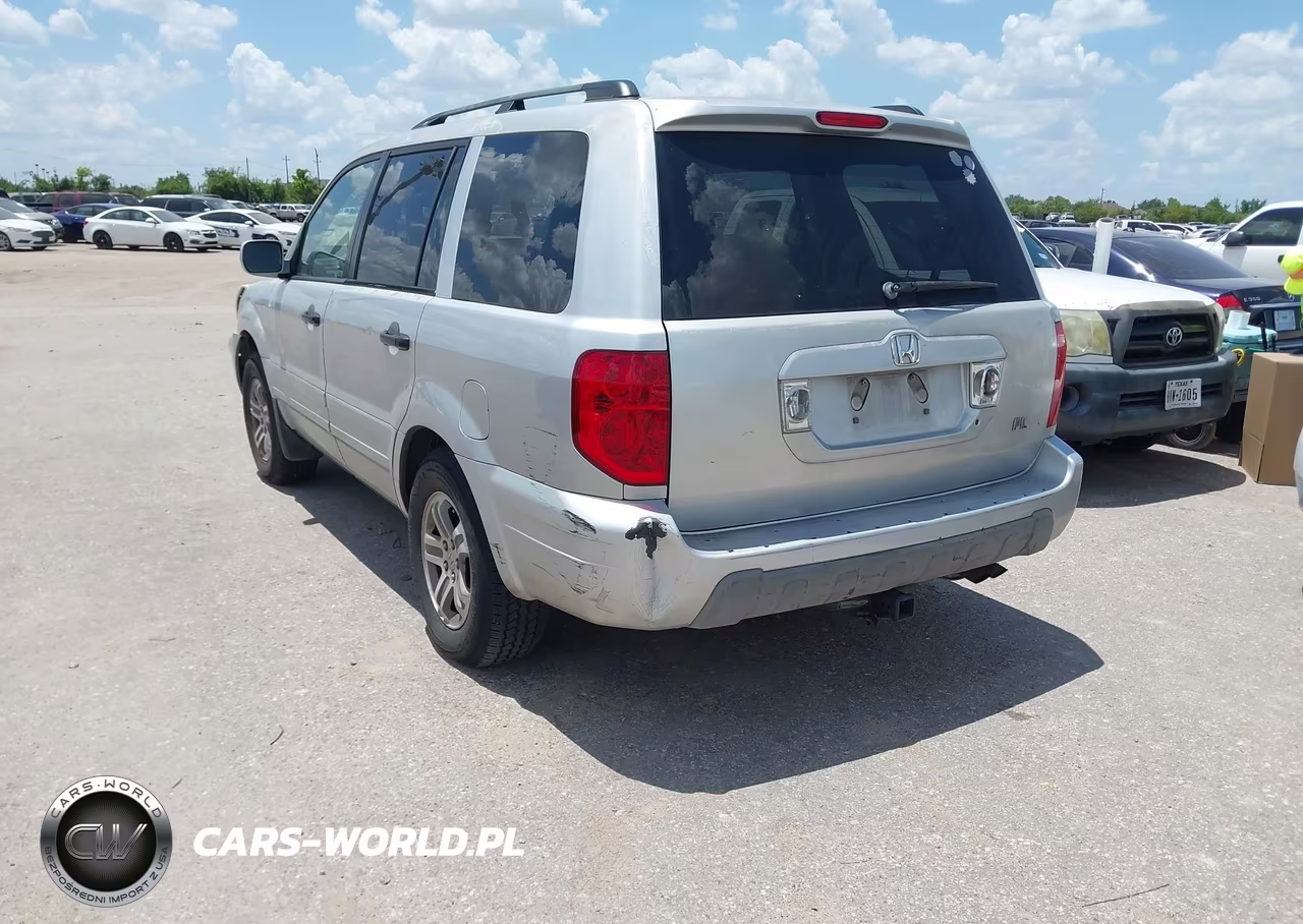 2004 Honda Pilot Ex-L VIN:2HKYF185X4H501672 - 3