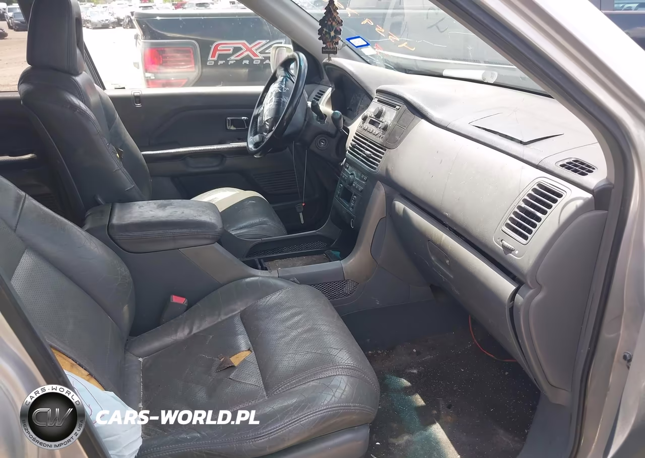 2004 Honda Pilot Ex-L VIN:2HKYF185X4H501672 - 5