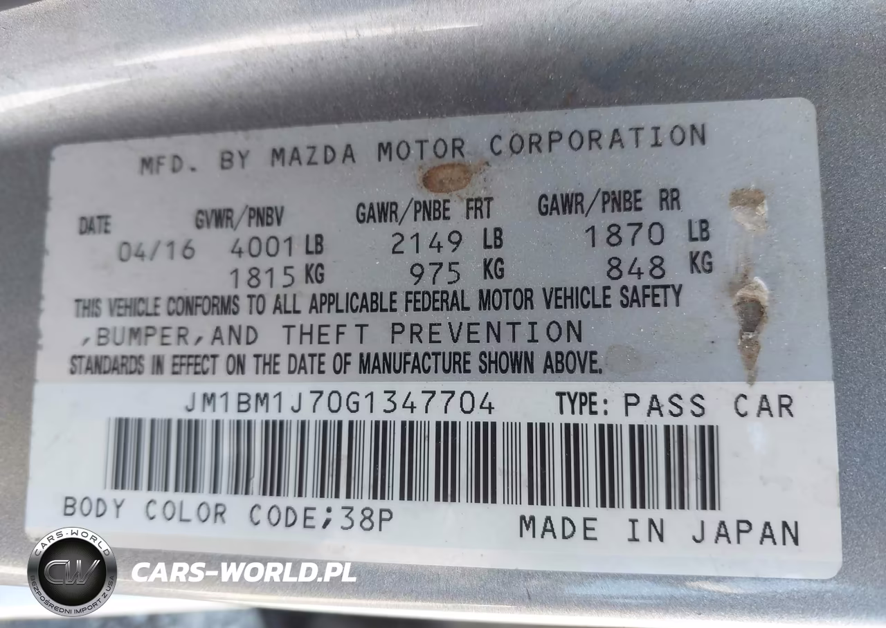 2016 Mazda Mazda3 I Sport VIN:JM1BM1J70G1347704 - 9