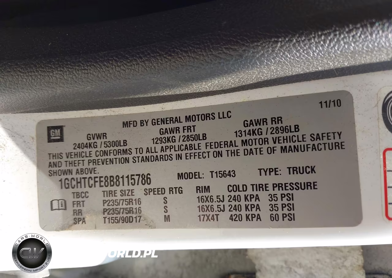 2011 Chevrolet Colorado 1Lt VIN:1GCHTCFE8B8115786 - 9