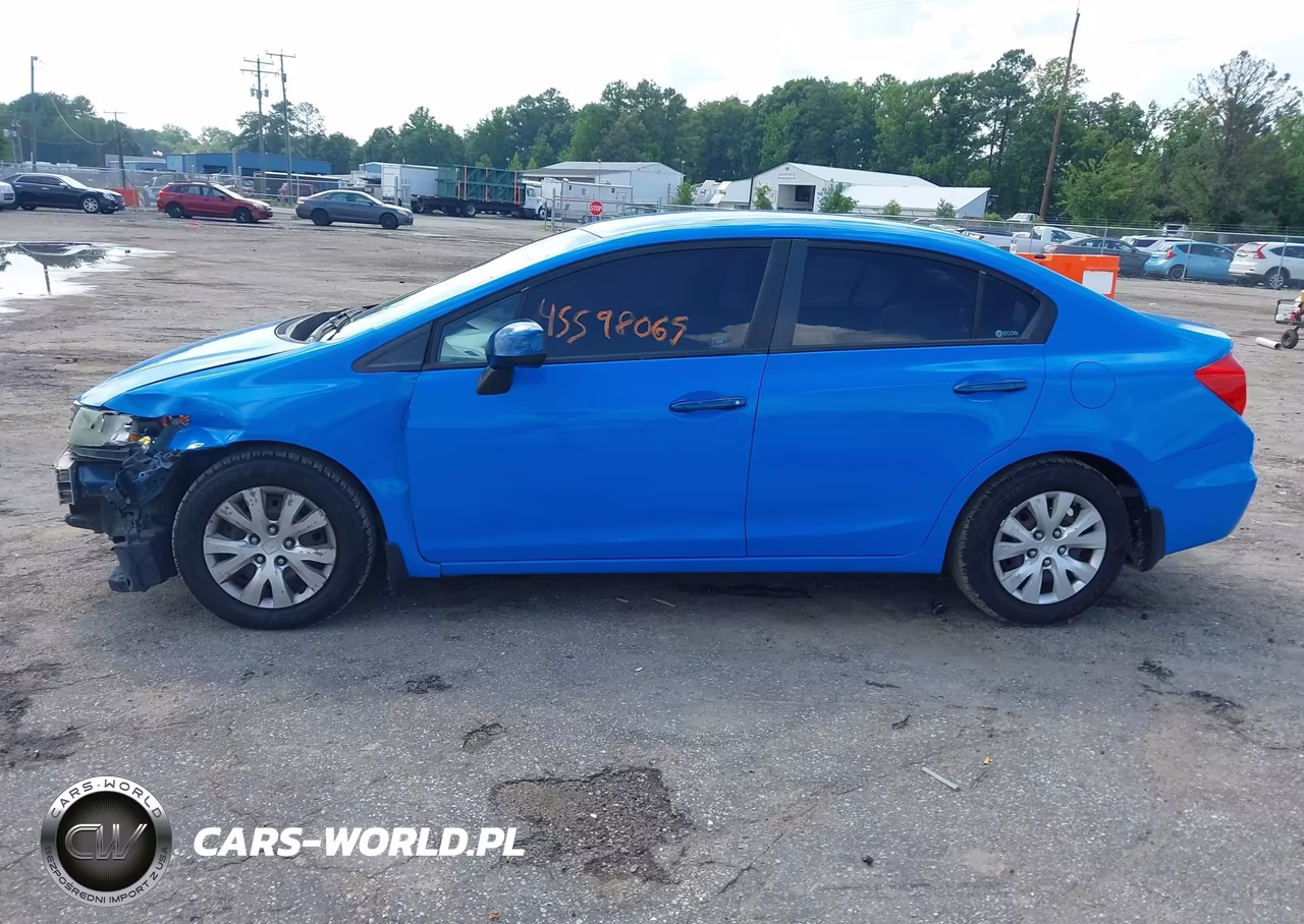 2012 Honda Civic Lx VIN:19XFB2F55CE060774 - 15