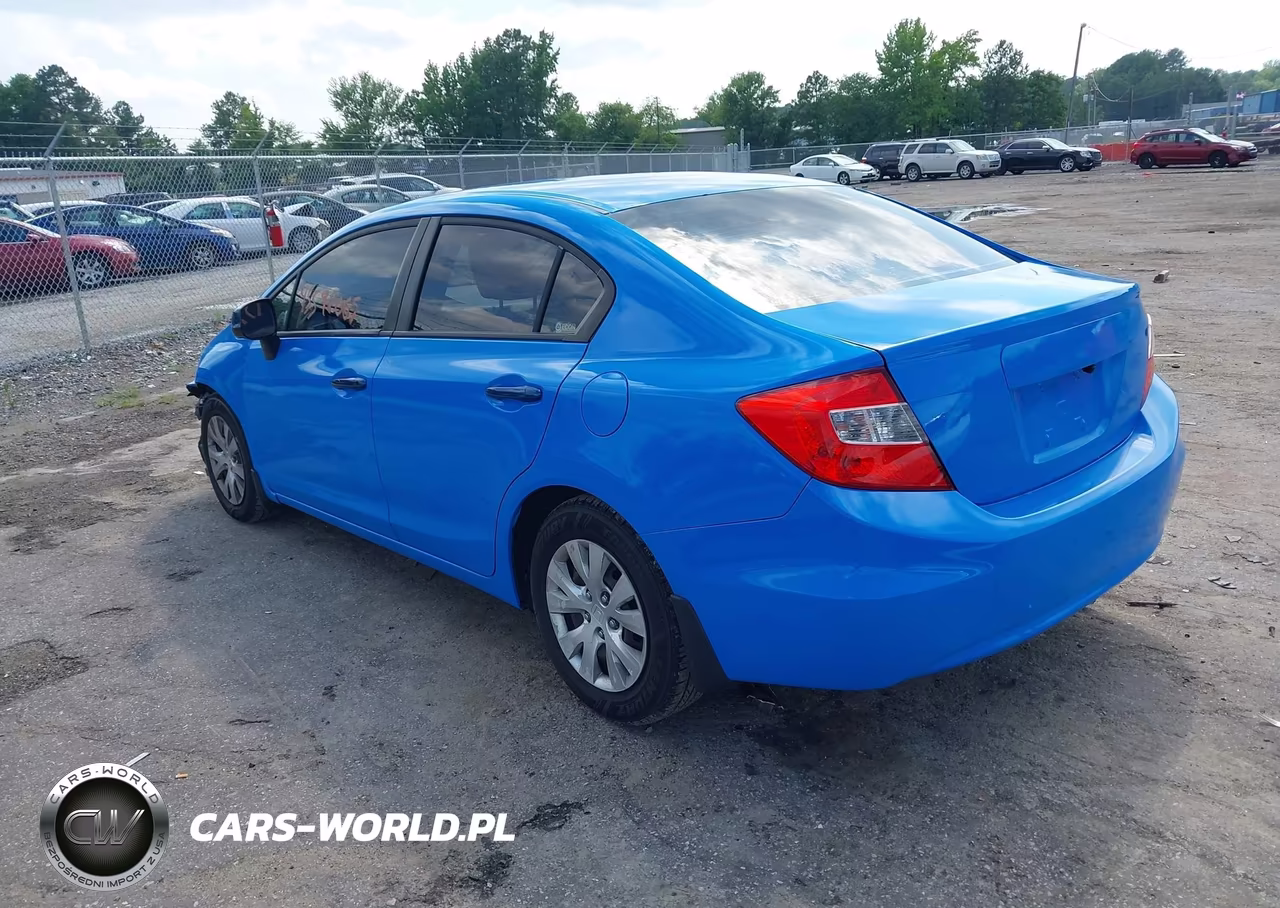2012 Honda Civic Lx VIN:19XFB2F55CE060774 - 3