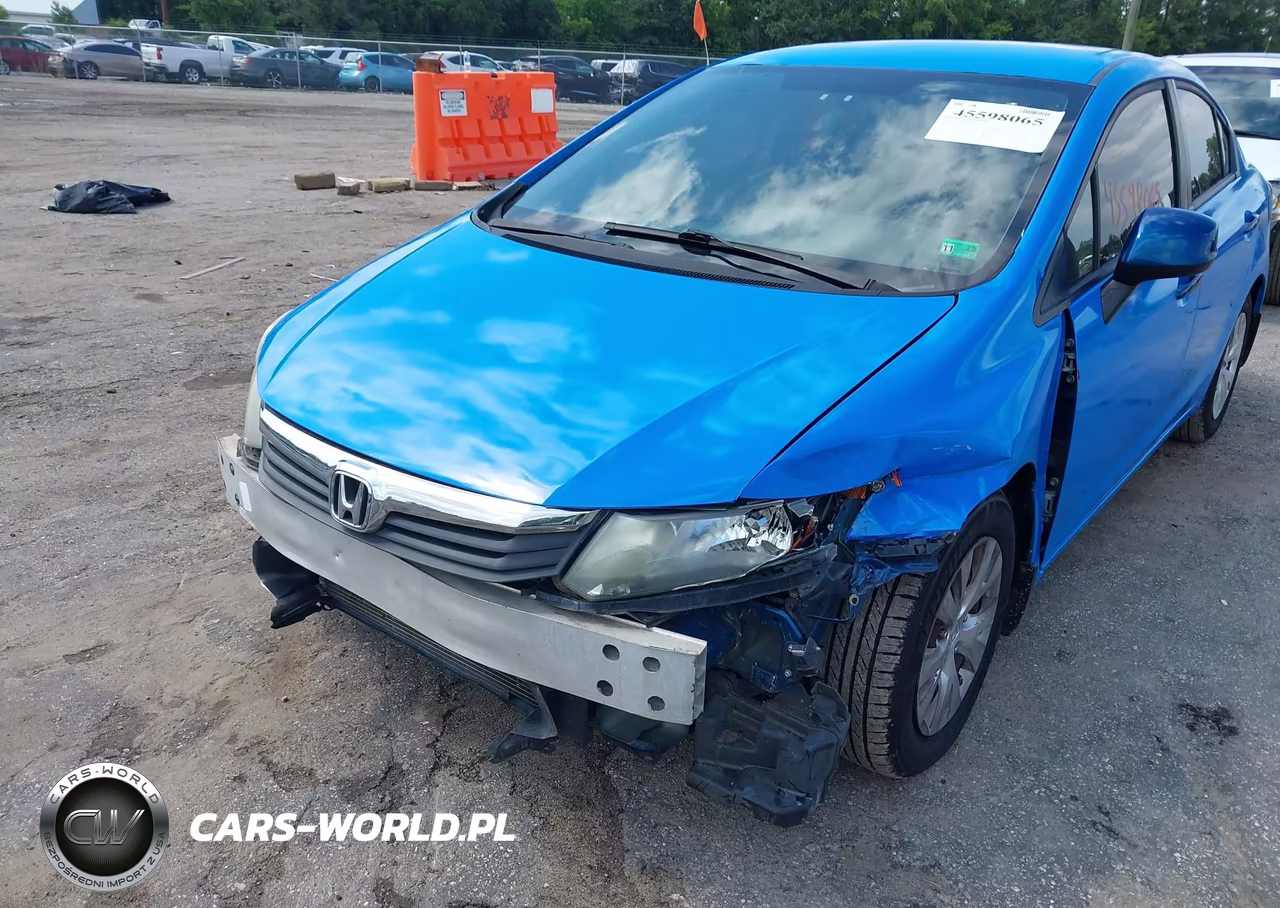 2012 Honda Civic Lx VIN:19XFB2F55CE060774 - 6