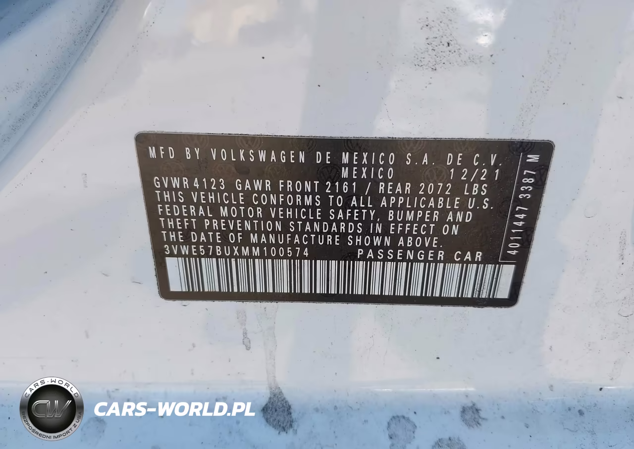 2021 Volkswagen Jetta 1.4T Sel VIN:3VWE57BUXMM100574 - 9