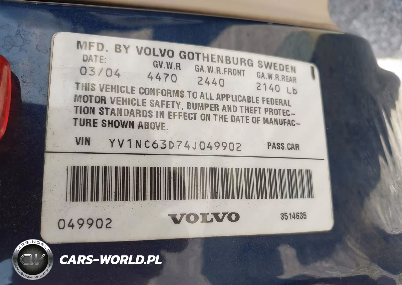2004 Volvo C70 Lt VIN:YV1NC63D74J049902 - 9