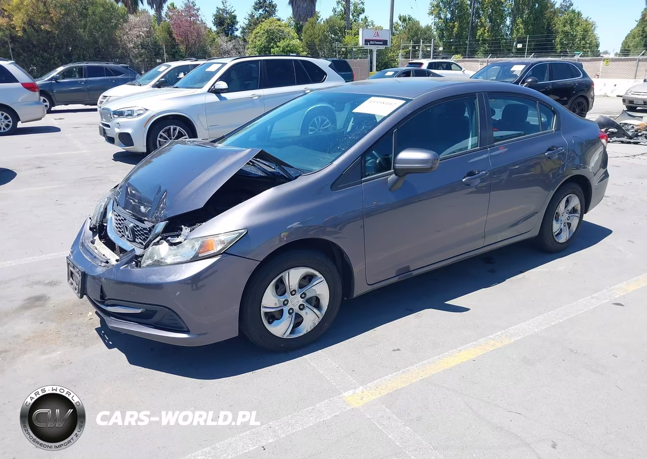 2014 Honda Civic Lx VIN:2HGFB2F58EH539215 - 2