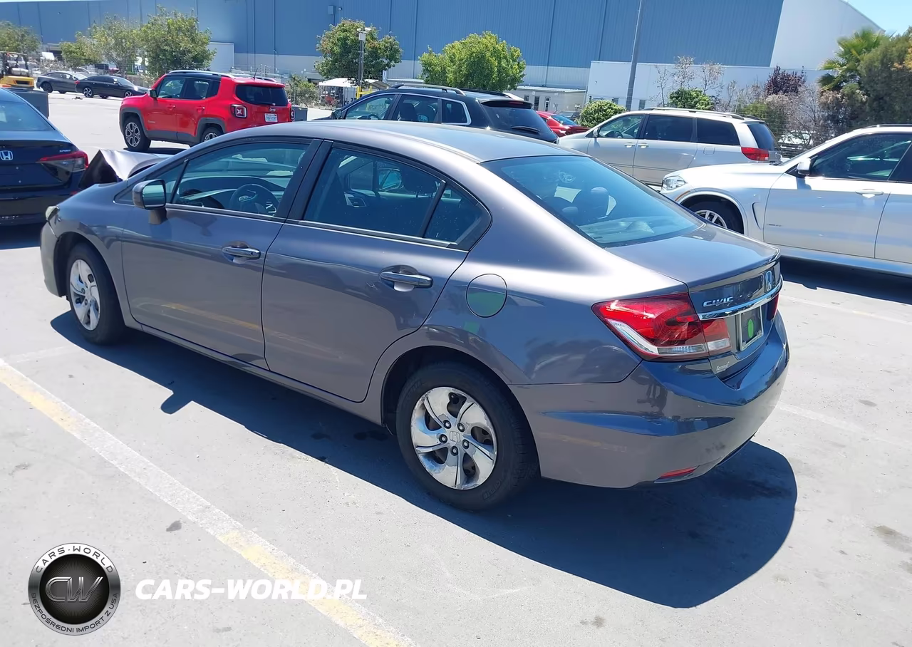 2014 Honda Civic Lx VIN:2HGFB2F58EH539215 - 3