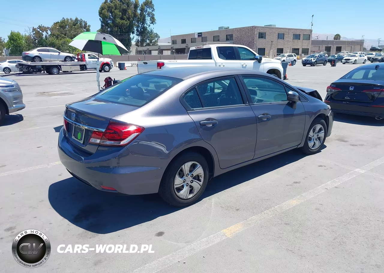 2014 Honda Civic Lx VIN:2HGFB2F58EH539215 - 4