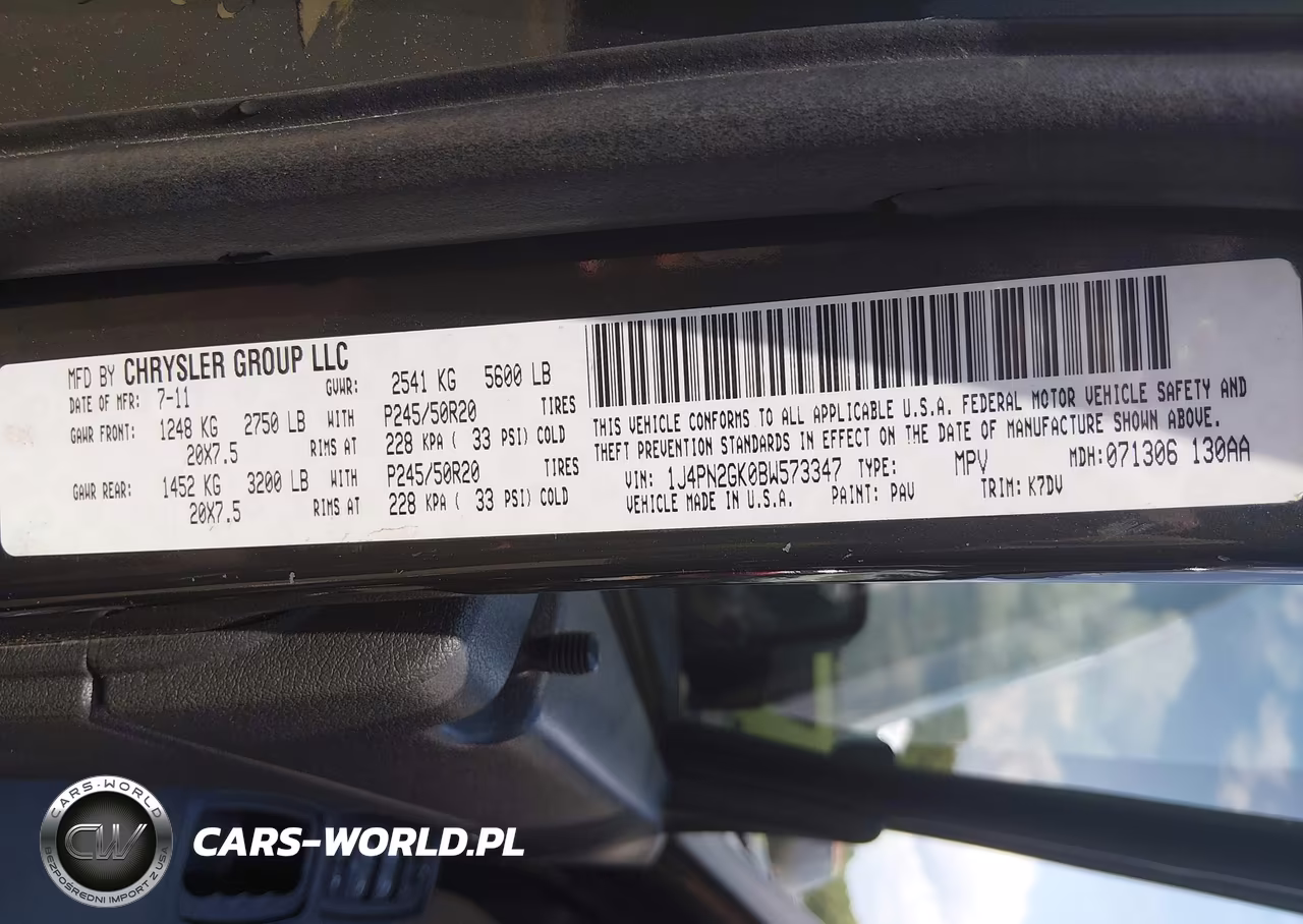 2011 Jeep Liberty Sport VIN:1J4PN2GK0BW573347 - 9