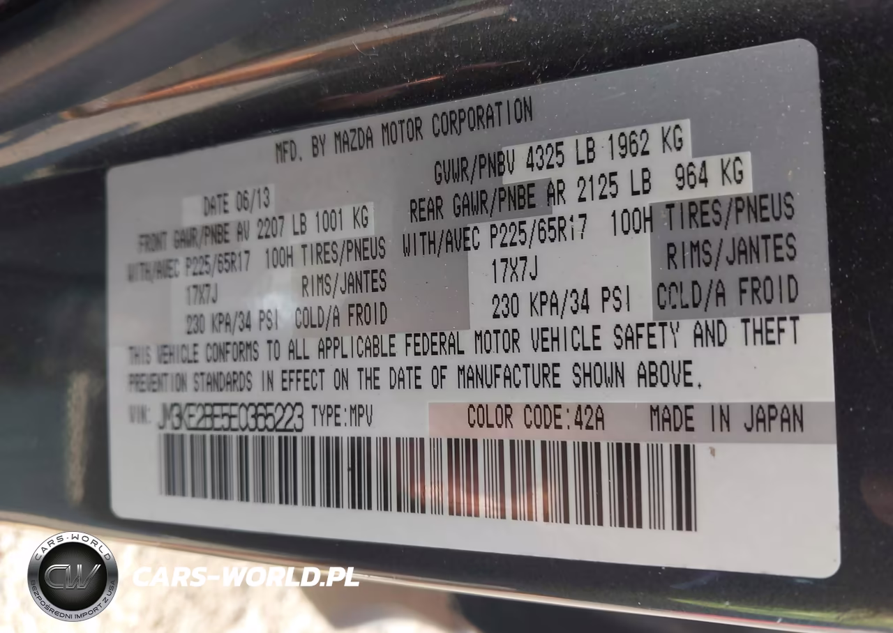 2014 Mazda Cx-5 Sport VIN:JM3KE2BE5E0365223 - 9