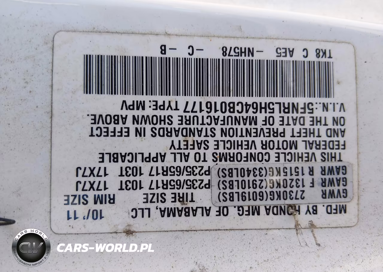 2012 Honda Odyssey Ex-L VIN:5FNRL5H64CB016177 - 9