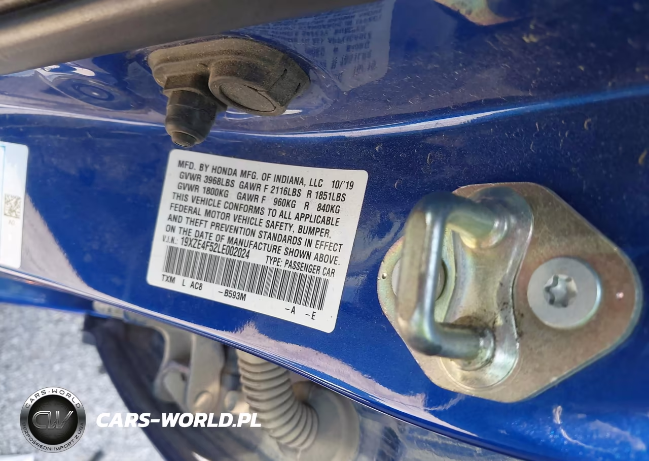 2020 Honda Insight Ex VIN:19XZE4F52LE002024 - 9