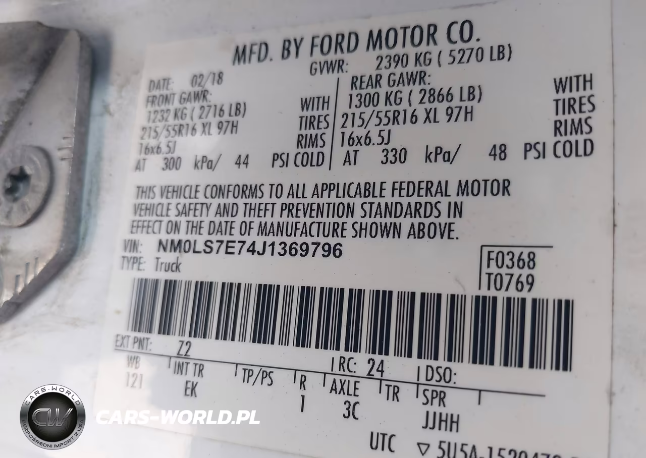 2018 Ford Transit Connect Xl VIN:NM0LS7E74J1369796 - 9