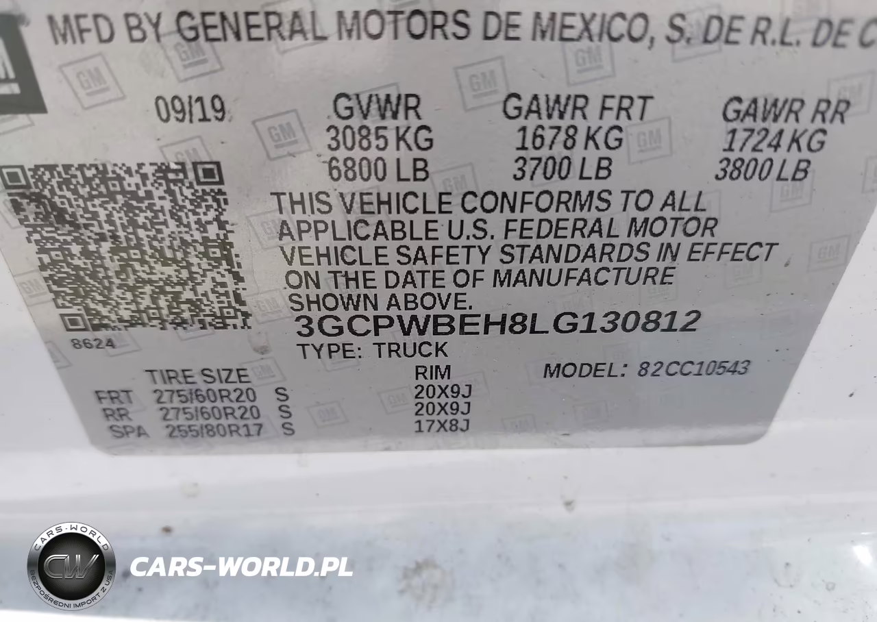 2020 Chevrolet Silverado 1500 2Wd Short Bed Custom VIN:3GCPWBEH8LG130812 - 9