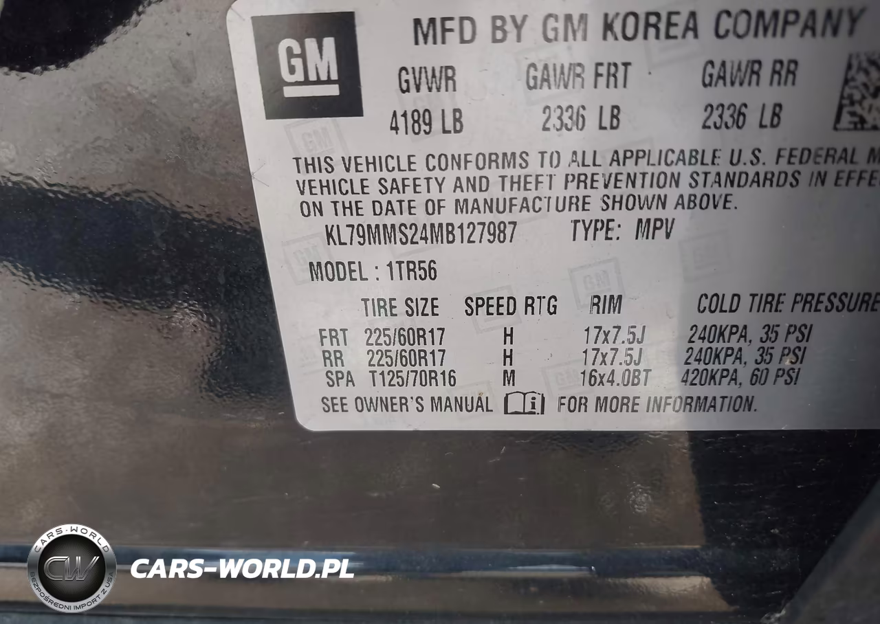 2021 Chevrolet Trailblazer Fwd Ls VIN:KL79MMS24MB127987 - 9