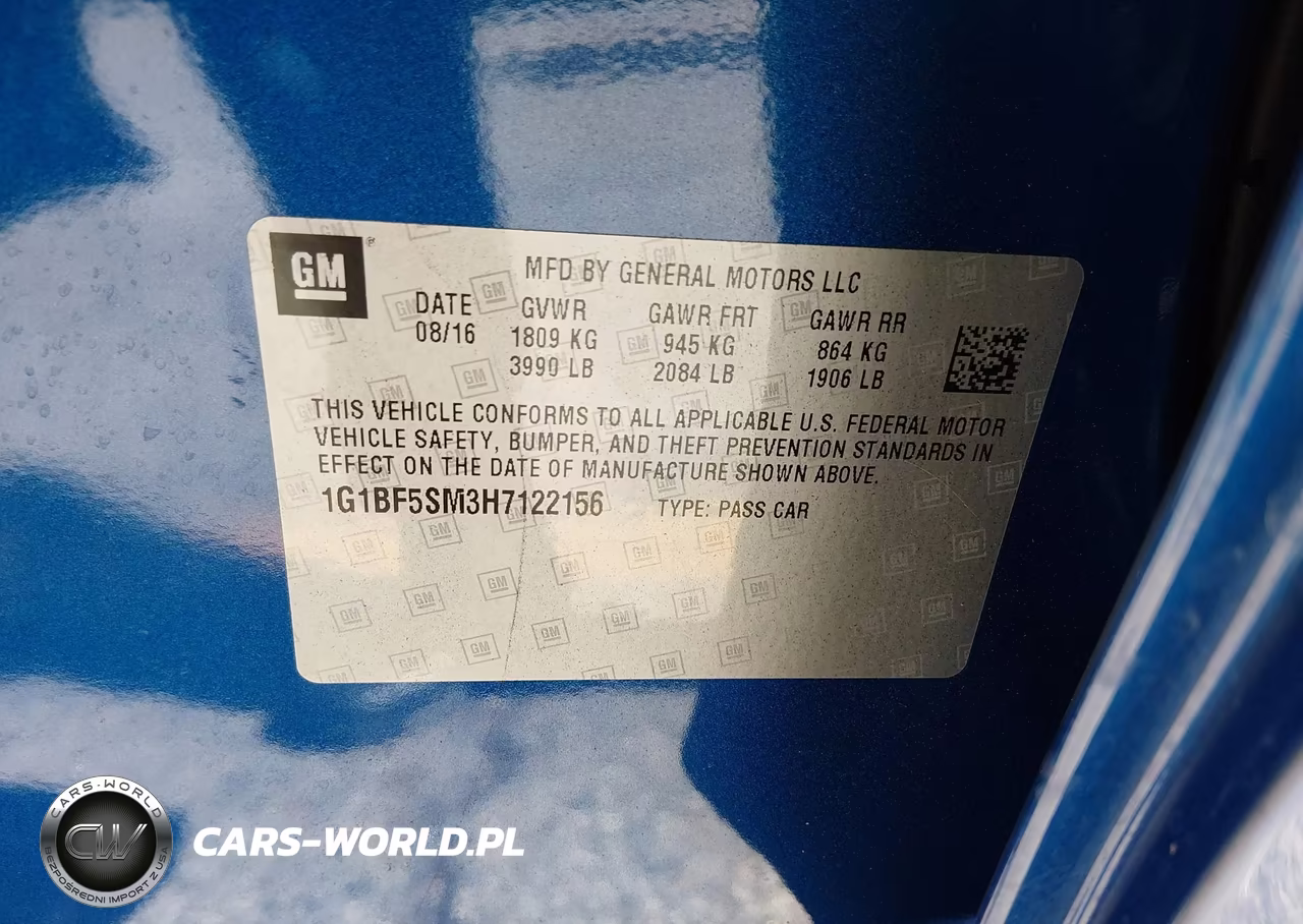 2017 Chevrolet Cruze Premier Auto VIN:1G1BF5SM3H7122156 - 9