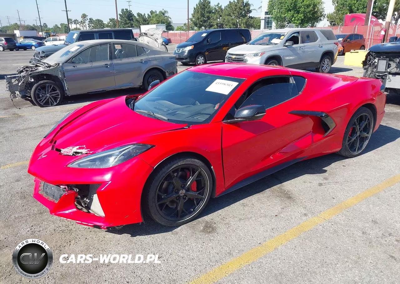 2020 Chevrolet Corvette Stingray Rwd 2Lt VIN:1G1Y72D49L5109791 - 2