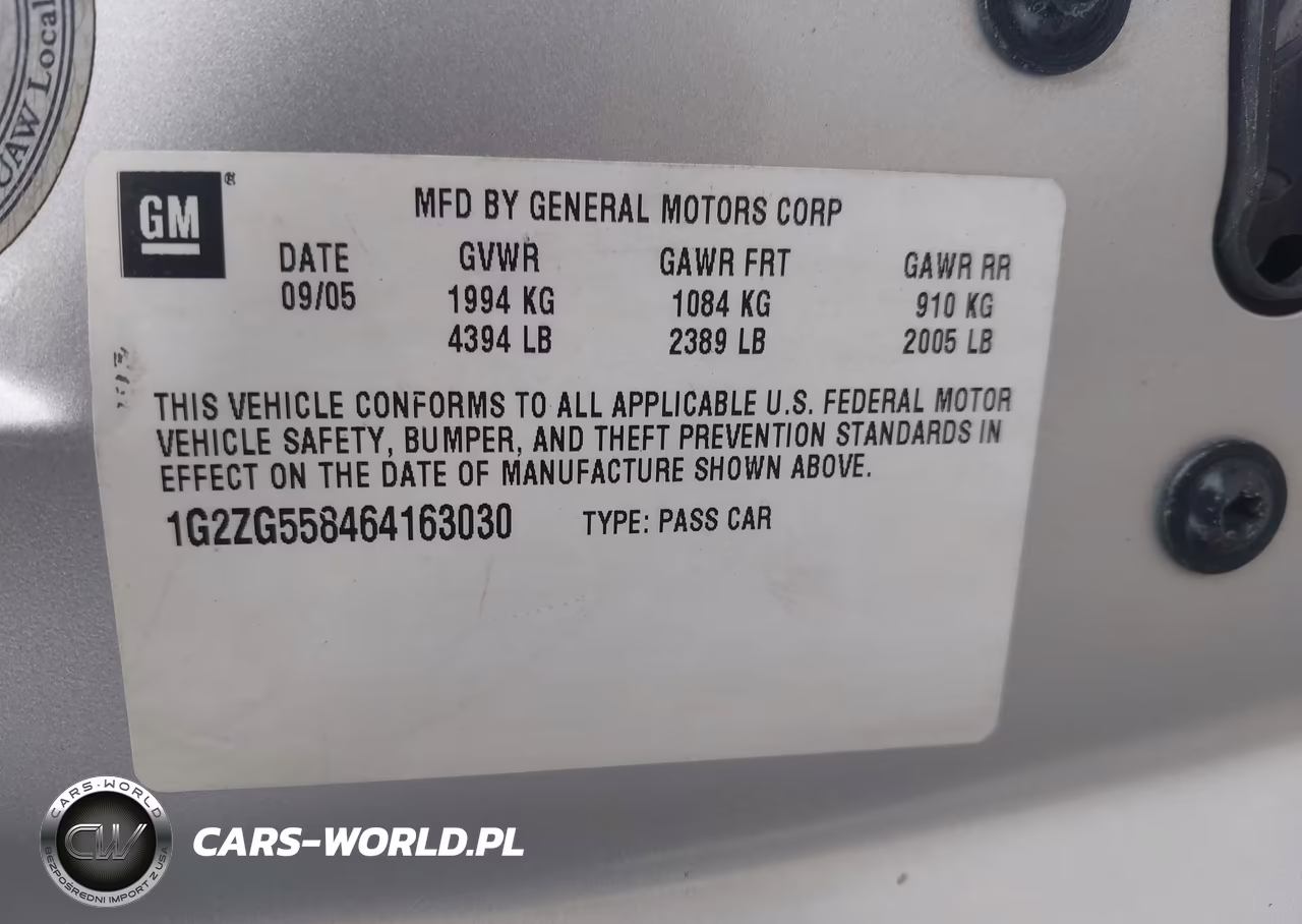 2006 Pontiac G6 VIN:1G2ZG558464163030 - 9
