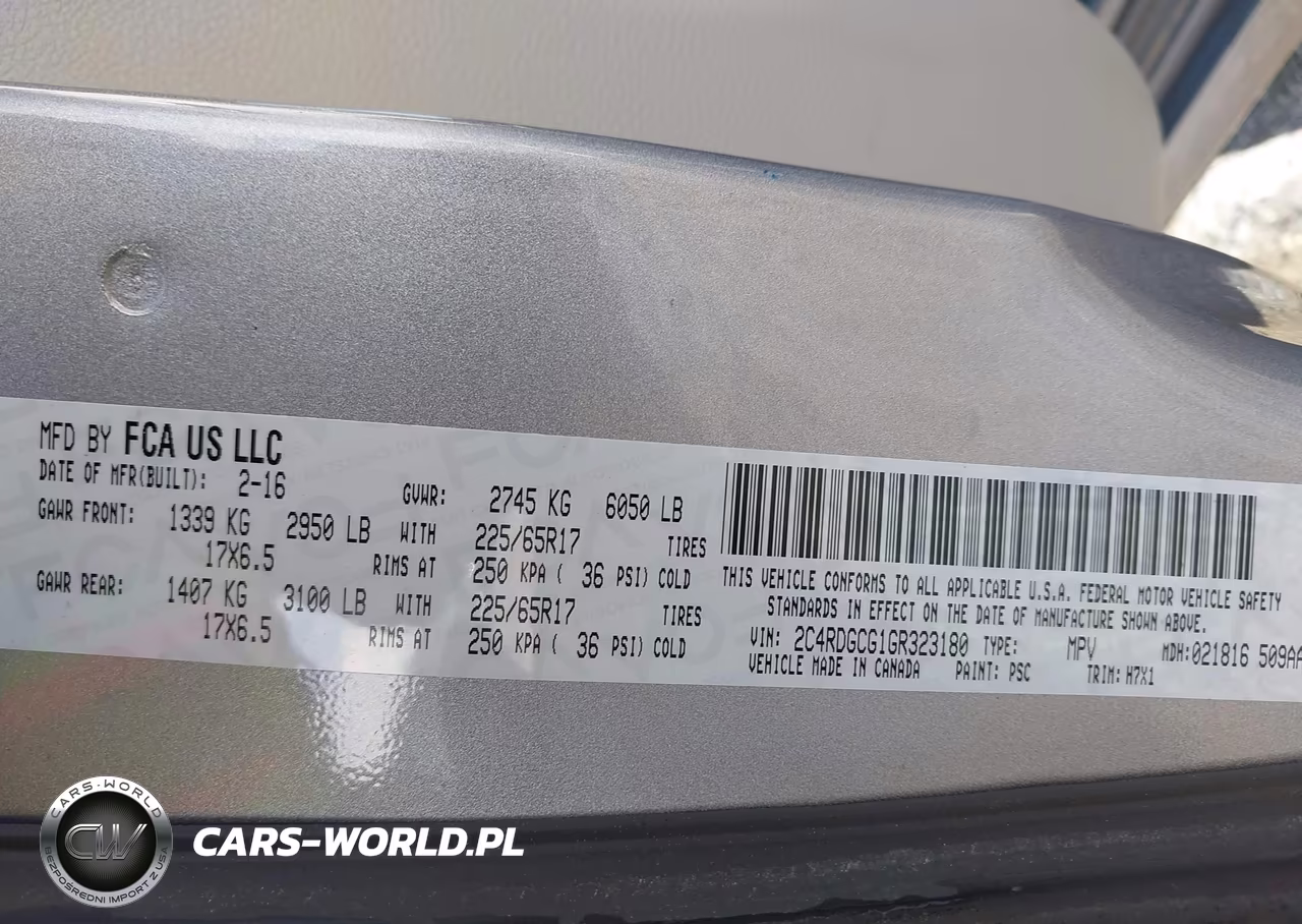 2016 Dodge Grand Caravan Sxt VIN:2C4RDGCG1GR323180 - 9